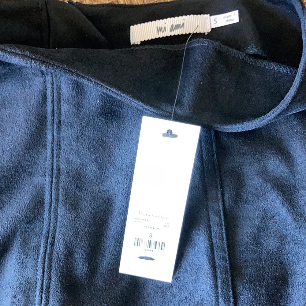 NWT - Faux Suede black skirt - Picture 4 of 5